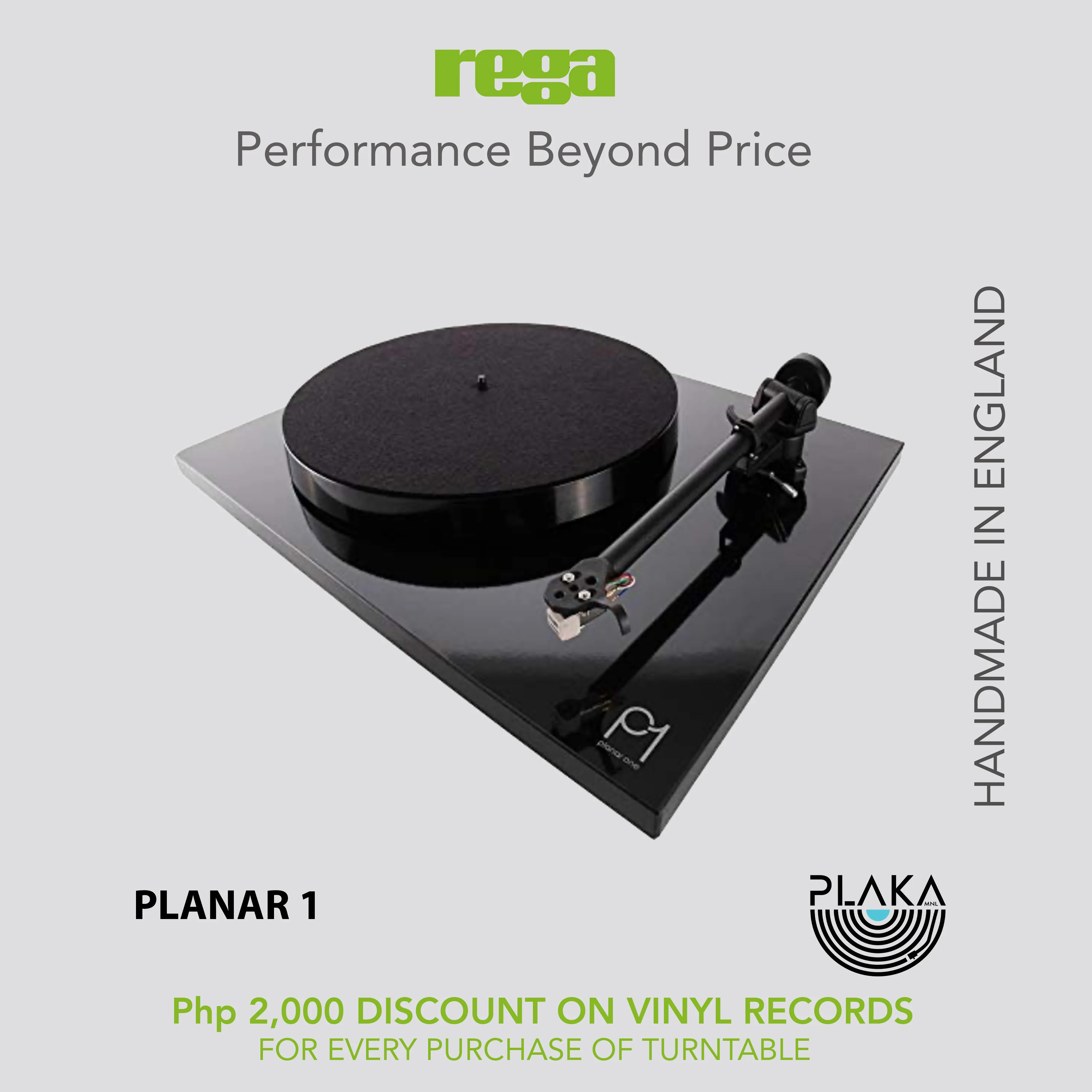 REGA Planar 1 (P1) Turntable - Image 3